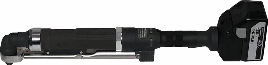 HAC100N akkubetriebener halbautomatischer elektrischer Drehmomentschlüssel (* Hinweis: Mit optionalem Akku mit großer Kapazität dargestellt)